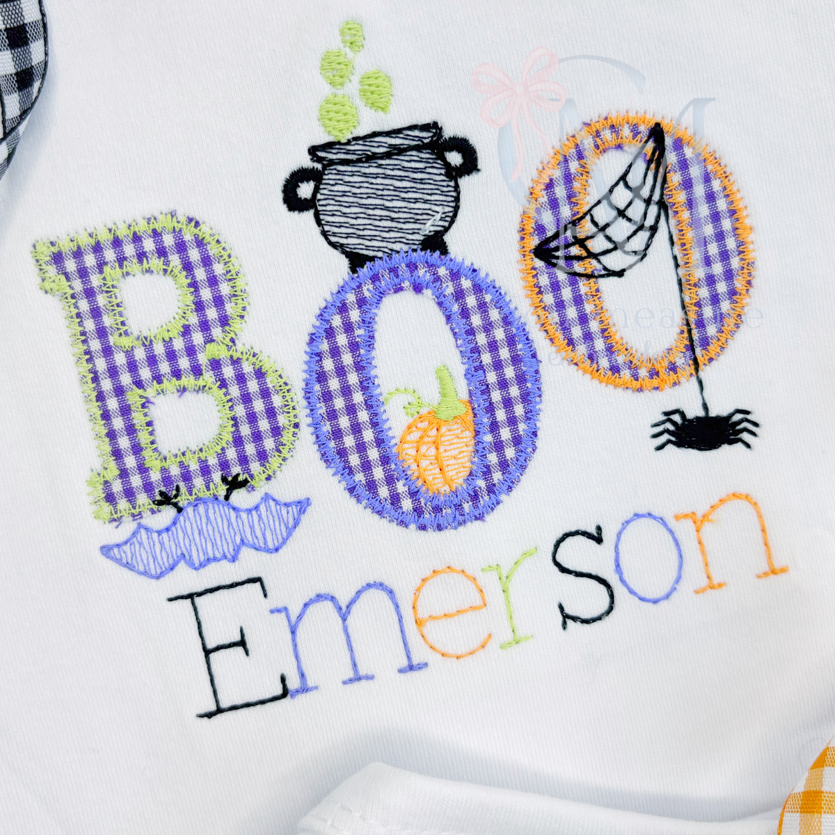 Boo Boy Applique Embroidery Design