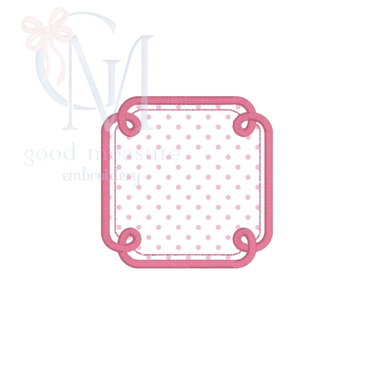 BUNDLE In the Hoop Curved Satin Edge Baby Monthly Milestone Card AND Labels Machine Embroidery Design