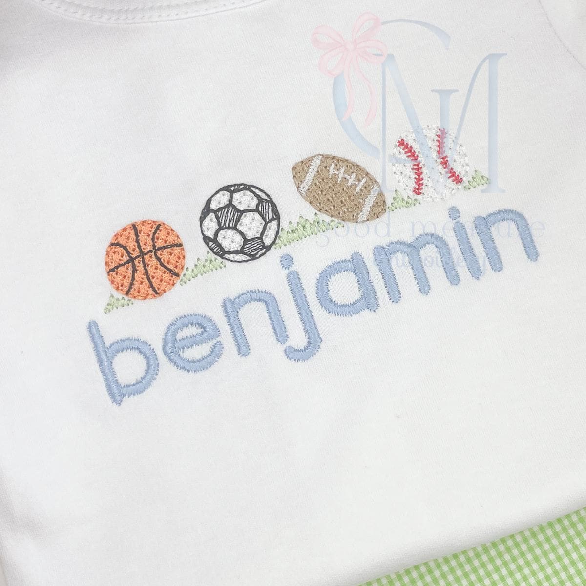 French Knot Sports Embroidery Design