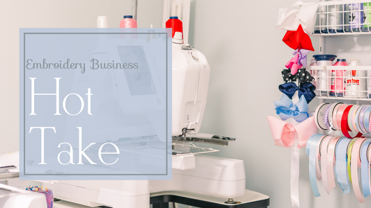 You Don't Need a Big Space to Start Machine Embroidery — Here's Proof