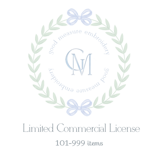 Limited Commercial License - 101 to 999 Items