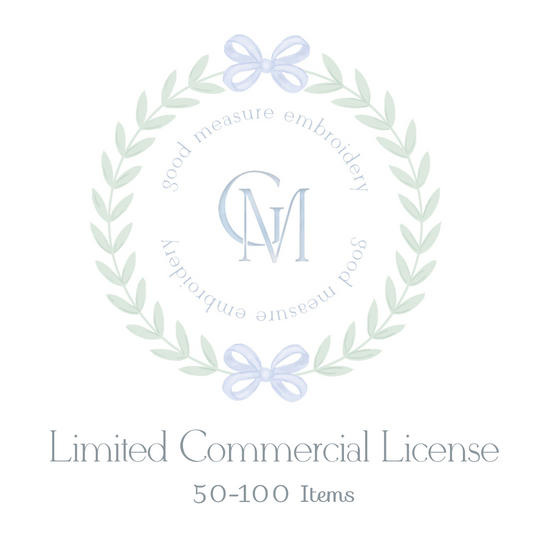 Limited Commercial License - 50 to 100 Items