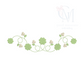 Clover Floral Frame Embroidery Design