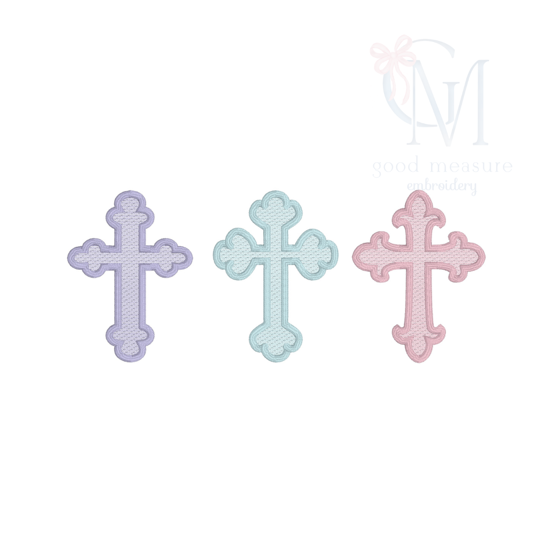 Fancy Cross Embroidery Design