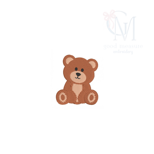 Mini Fill Baby Teddy Bear Embroidery Design