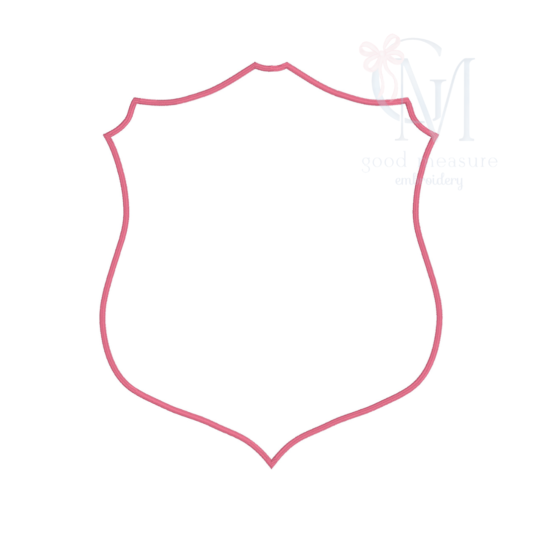 Monogram Crest Embroidery Design – Good Measure Embroidery