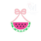 Watermelon Swag Bean Stitch Applique Design