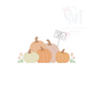 Pumpkins for Sale Girly Embroidery Design