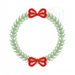 Christmas Wreath Embroidery Design