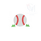 Mini Fill Baseball Embroidery Design