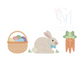 Easter Bunny Trio Boy Embroidery Design