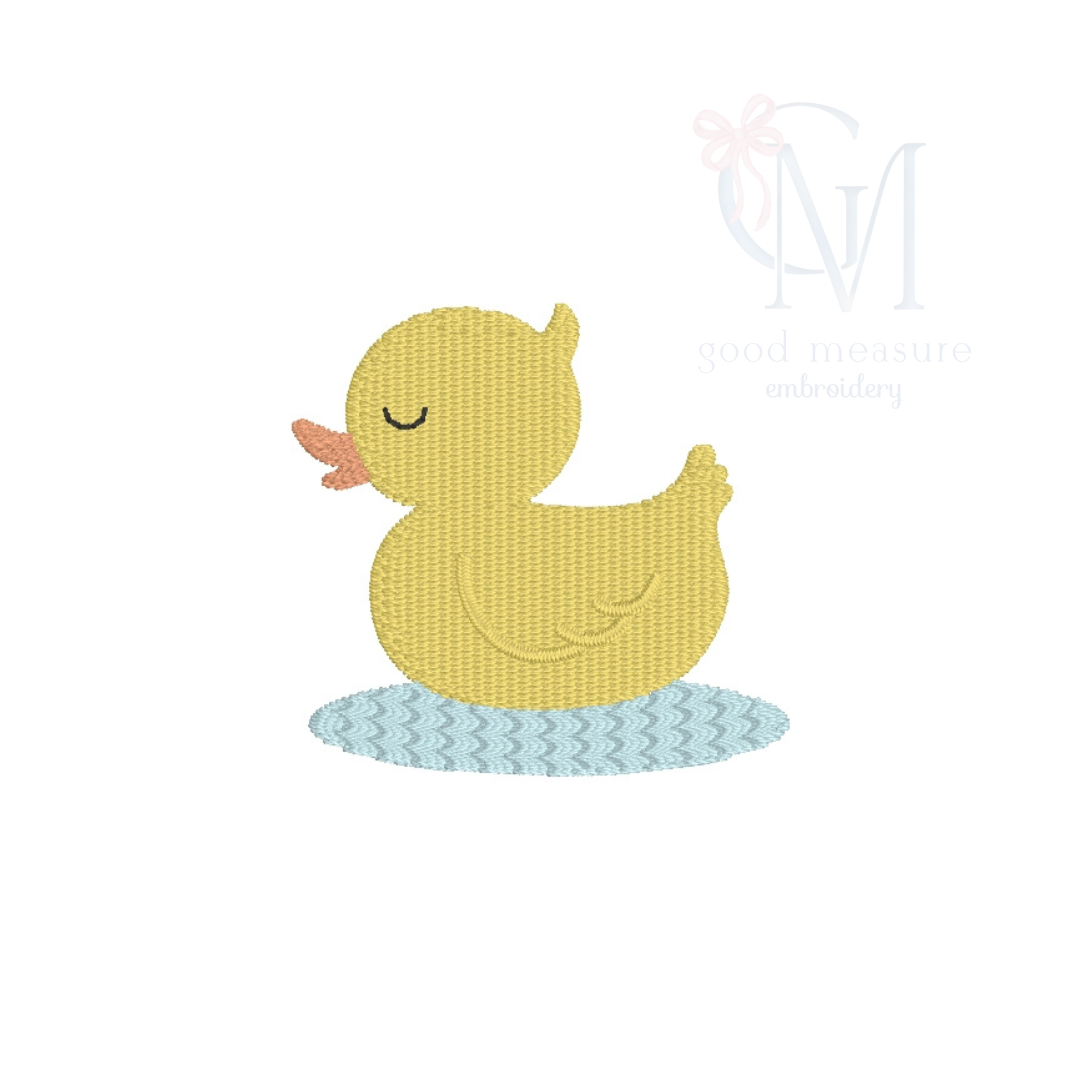 Mini Fill Baby Duck Embroidery Design