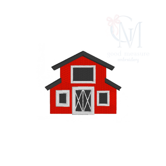 Mini Fill Barn Embroidery Design