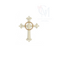 Mini Fill Cross and Crown Embroidery Design