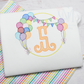 Birthday Monogram Frame Embroidery Design