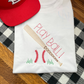 Baseball and Bat Sketch Embroidery Design