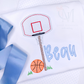 Basketball Hoop and Ball Embroidery Design