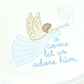 Christmas Boy Angel Embroidery Design