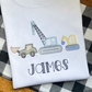 Construction Crew Trio Embroidery Design