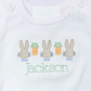 Dapper Easter Bunnies Trio Embroidery Design