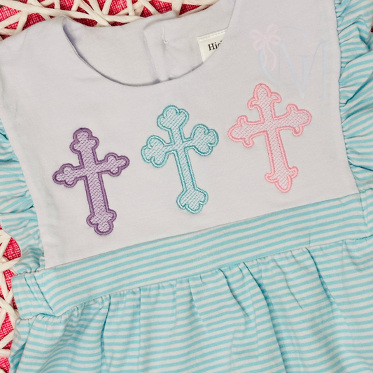 Fancy Cross Embroidery Design