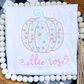 Floral Pumpkin Embroidery Design