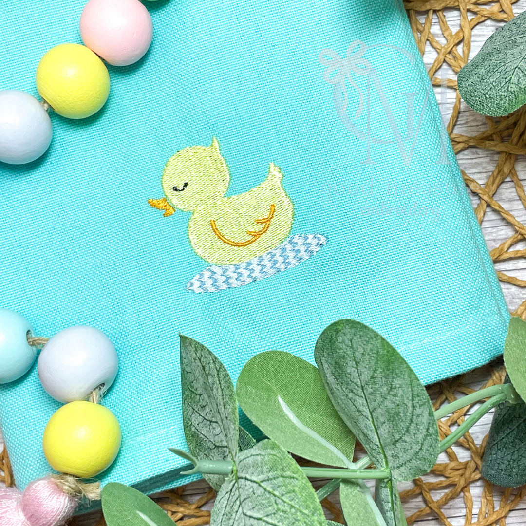 Mini Fill Baby Duck Embroidery Design