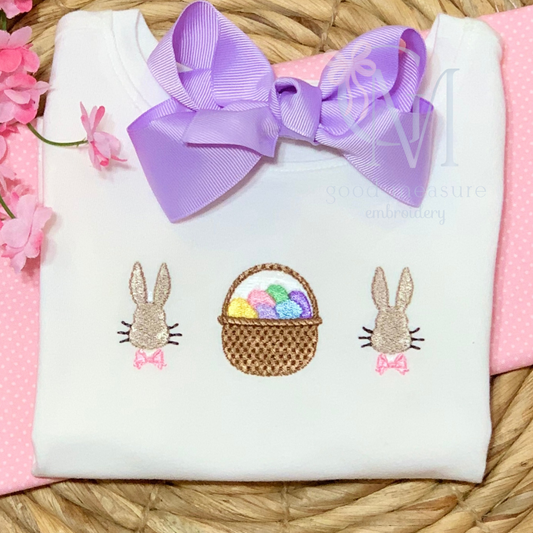 Mini Fill Easter Basket Embroidery Design