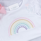 Motif Rainbow Embroidery Design