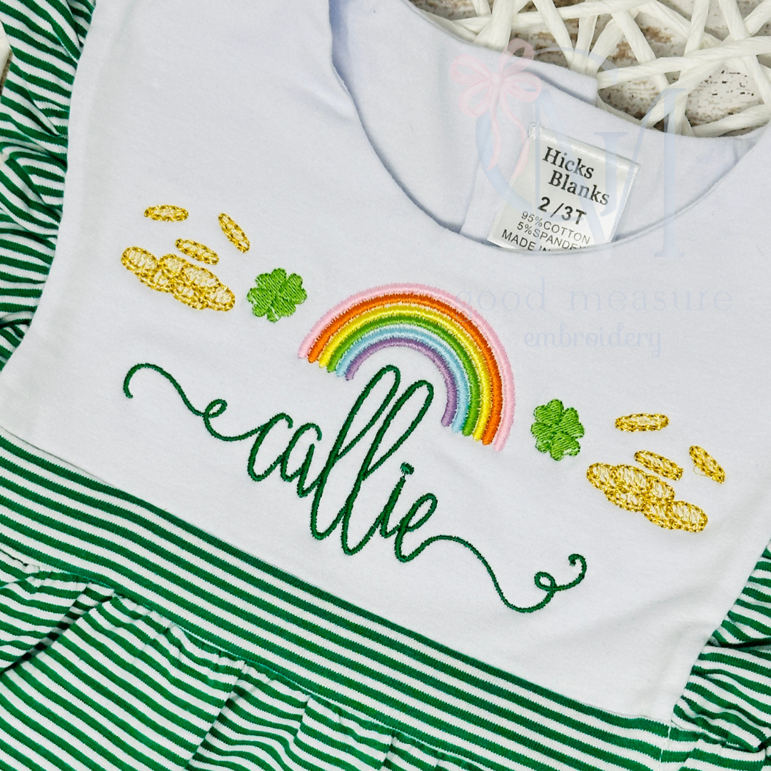 St. Patrick's Day Trio Embroidery Design