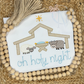 Nativity Scene Embroidery Design