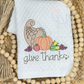 Thanksgiving cornucopia harvest sketch Machine Embroidery Design