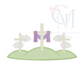 Three Crosses Embroidery Design