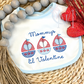 Valentines Sailboat Embroidery Design