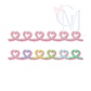 Swirl Heart Satin Border Embroidery Design