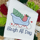 Christmas Sleigh Embroidery Design