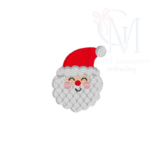 Vintage Mini Fill Santa Embroidery Design