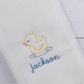 Vintage Stitch Duck Embroidery Design