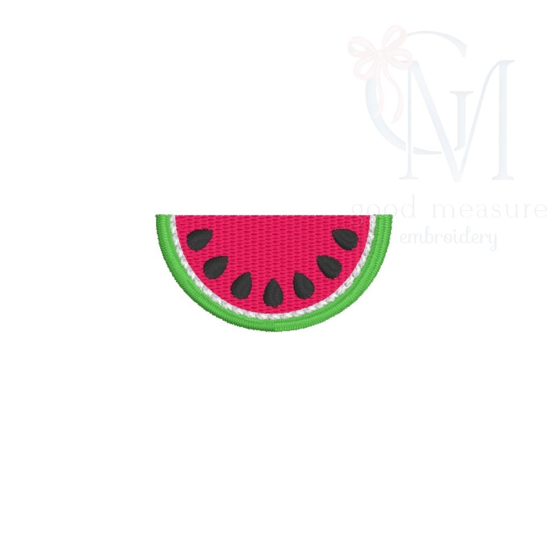 Mini Watermelon Embroidery Design