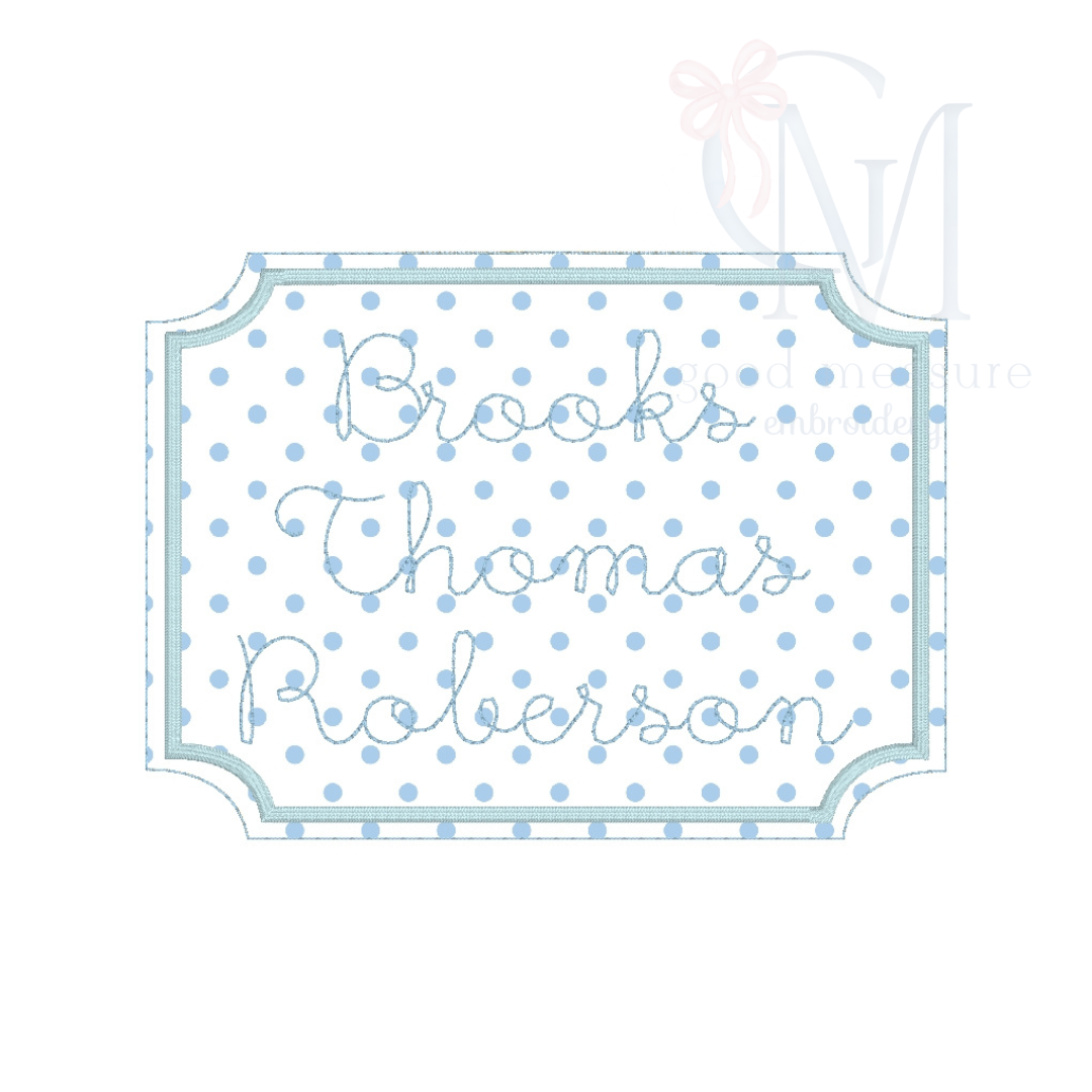 Applique Designs – Good Measure Embroidery