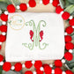 Mini Christmas Bow Embroidery Design