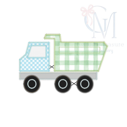 Dump Truck Zig Zag Applique