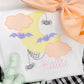 Girly Halloween Moon Embroidery Design