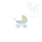 Mini Baby Carriage Embroidery Design