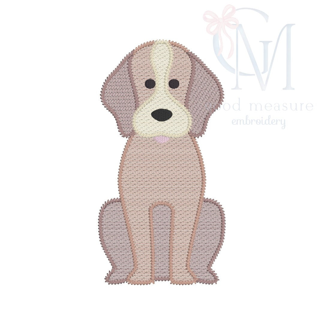 Dog Embroidery Design