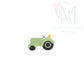 Mini Tractor Embroidery Design