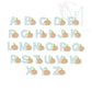 Pumpkin Sketch Font Embroidery Design