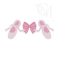 Ballet Shoes & Bow Machine Embroidery Design