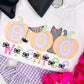 Boo Pumpkins Cat Embroidery Design