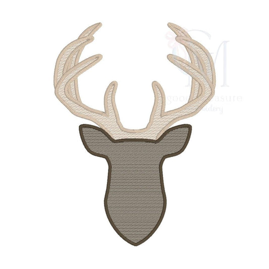 Sketch Deer Embroidery Design